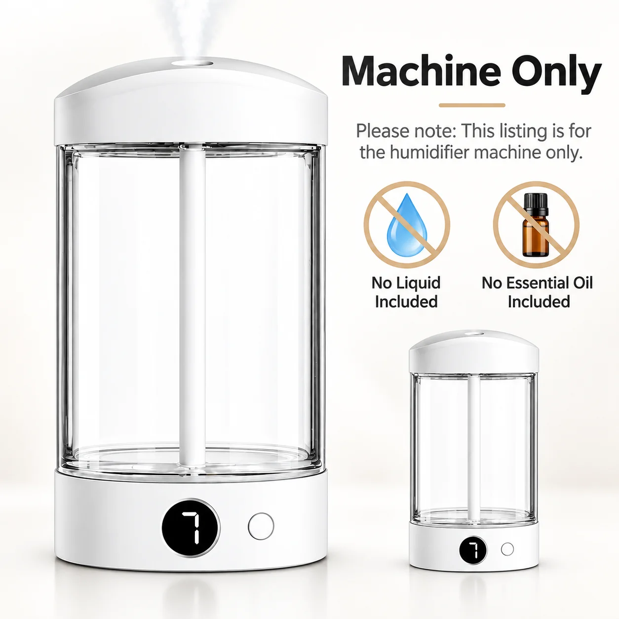 Mini Desktop Humidifier with Digital Display - Image 3