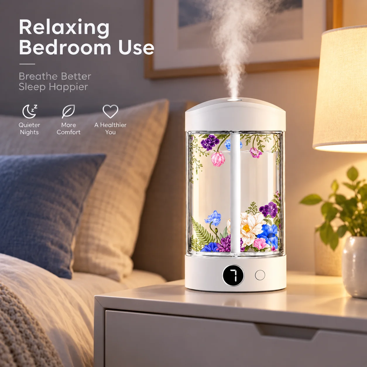 Mini Desktop Humidifier with Digital Display - Image 6