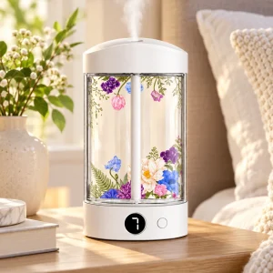 Mini Desktop Humidifier with Digital Display - Thumbnail Image 8