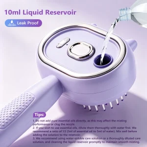Electric Water Spray Massage Comb - Thumbnail Image 4
