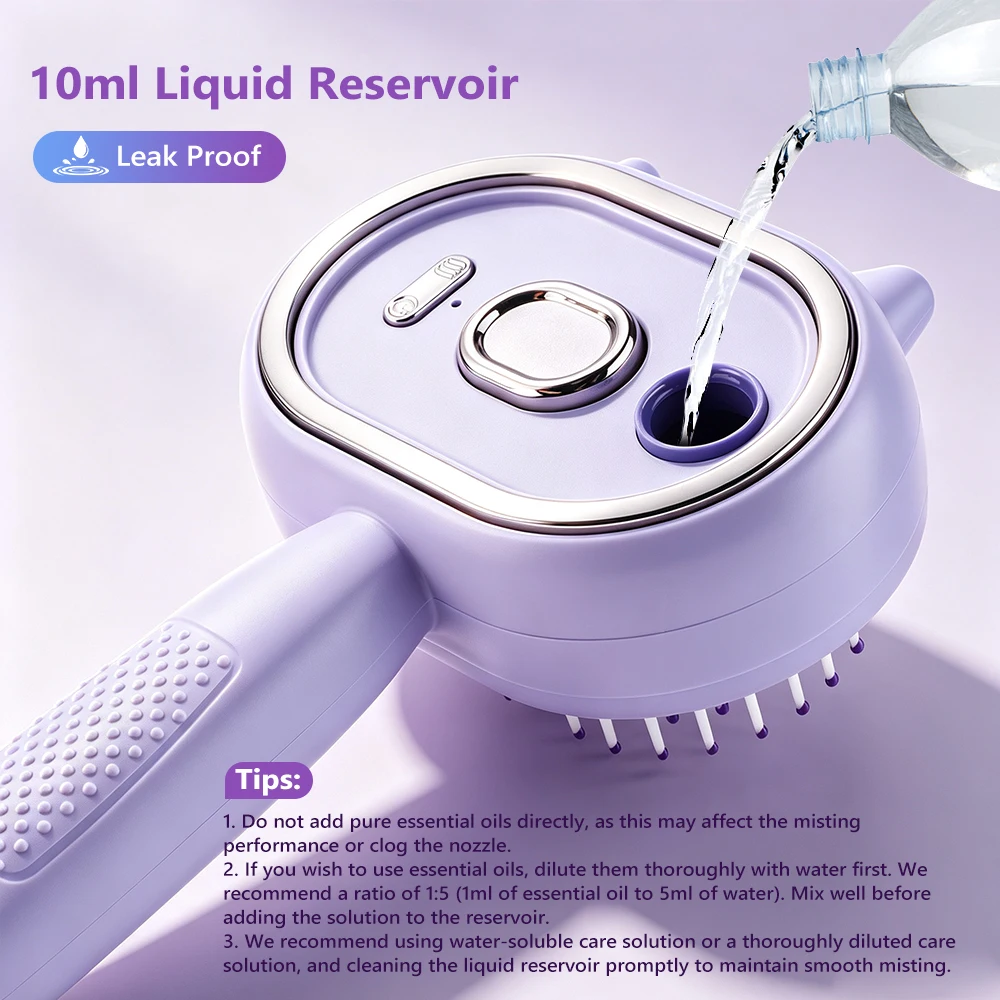 Electric Water Spray Massage Comb - Image 4