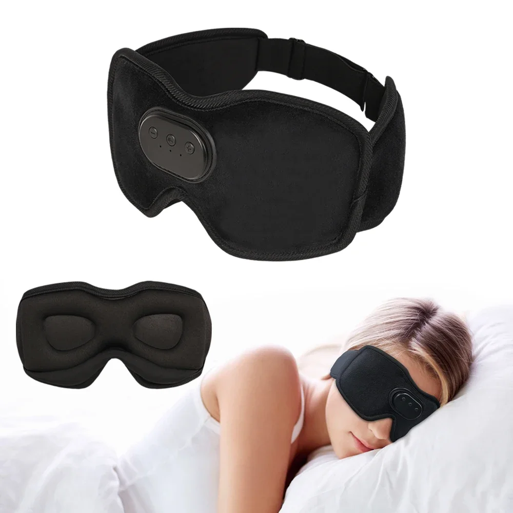 Bluetooth Sleep Eye Mask With Headphones - Image 2
