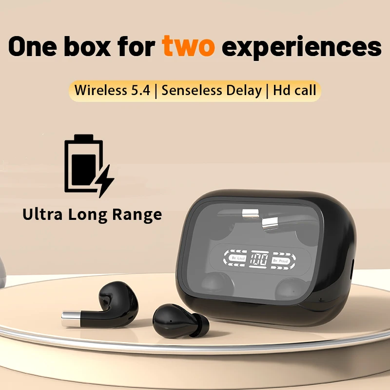 Wireless Bluetooth Earbuds, Mini Earphones, Office, Leisure, Sports, Sleep, - Image 3