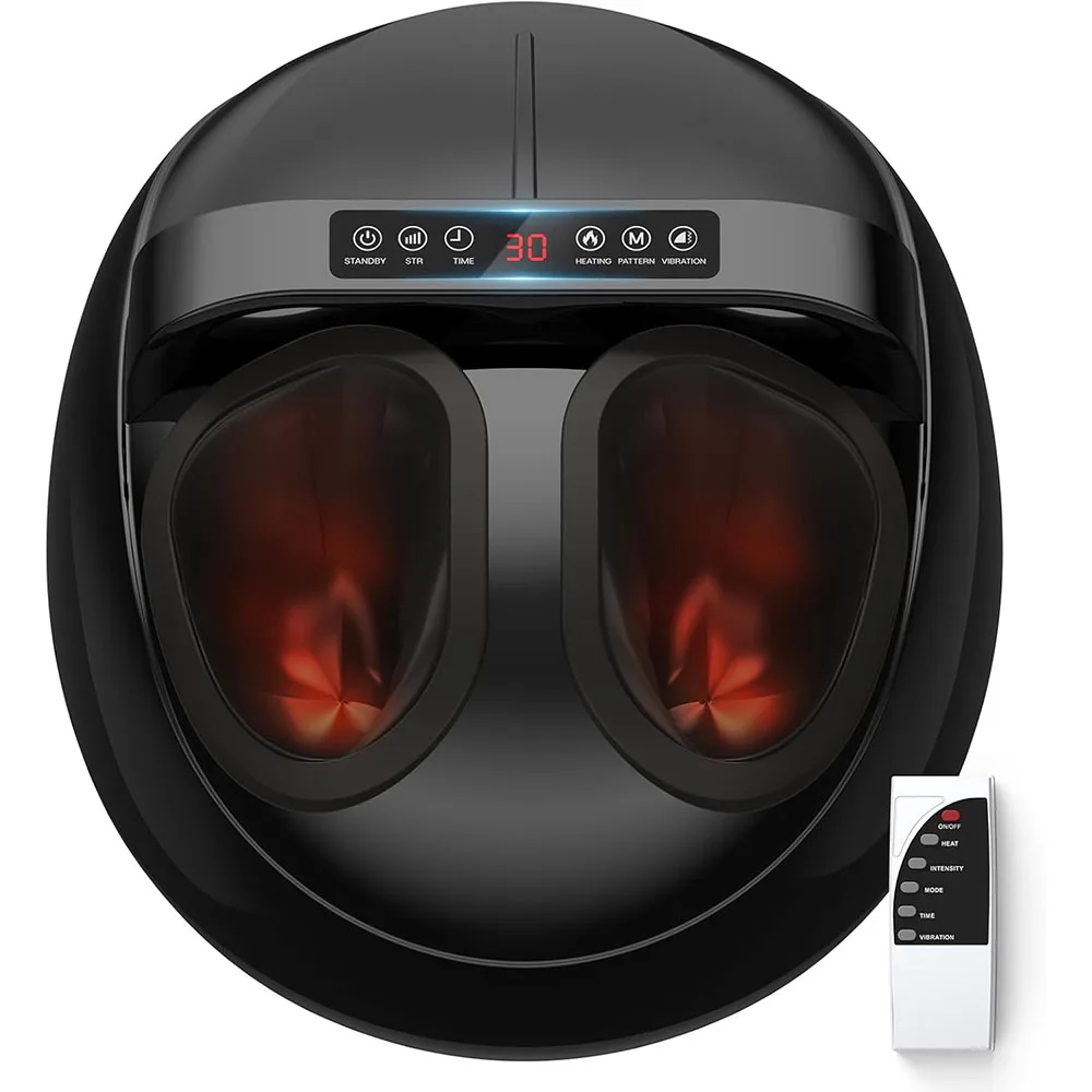 Shiatsu Foot Massager Machine with Deep Kneading Heat - Image 1