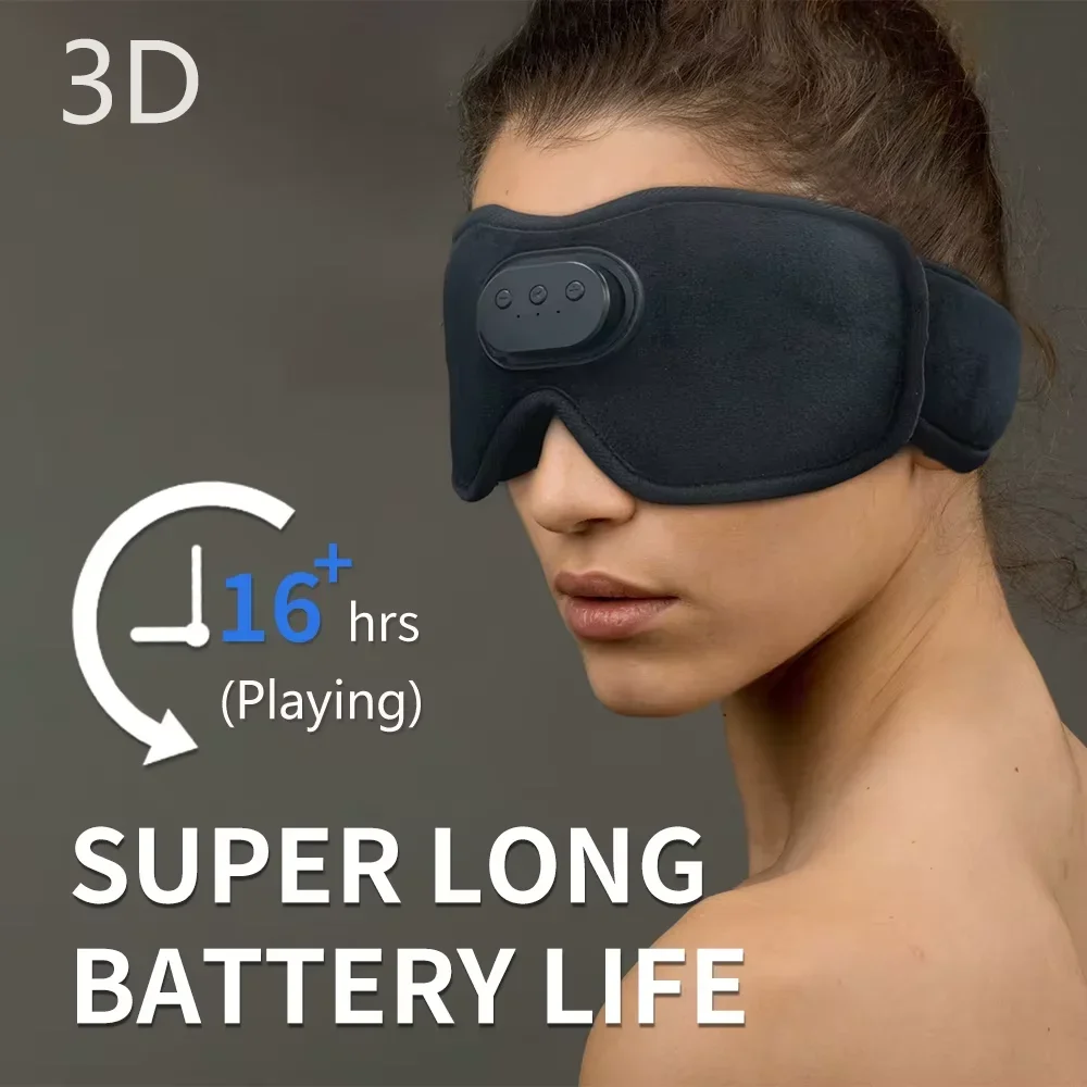 Bluetooth Sleep Eye Mask With Headphones - Image 1