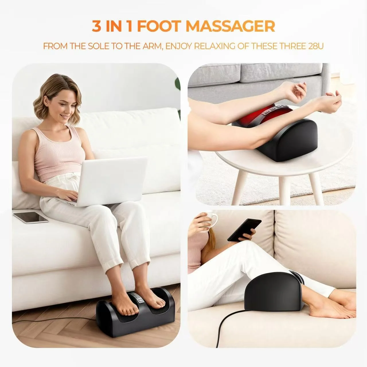 Full Body Massage Mat with Detachable Neck Massager - Image 4