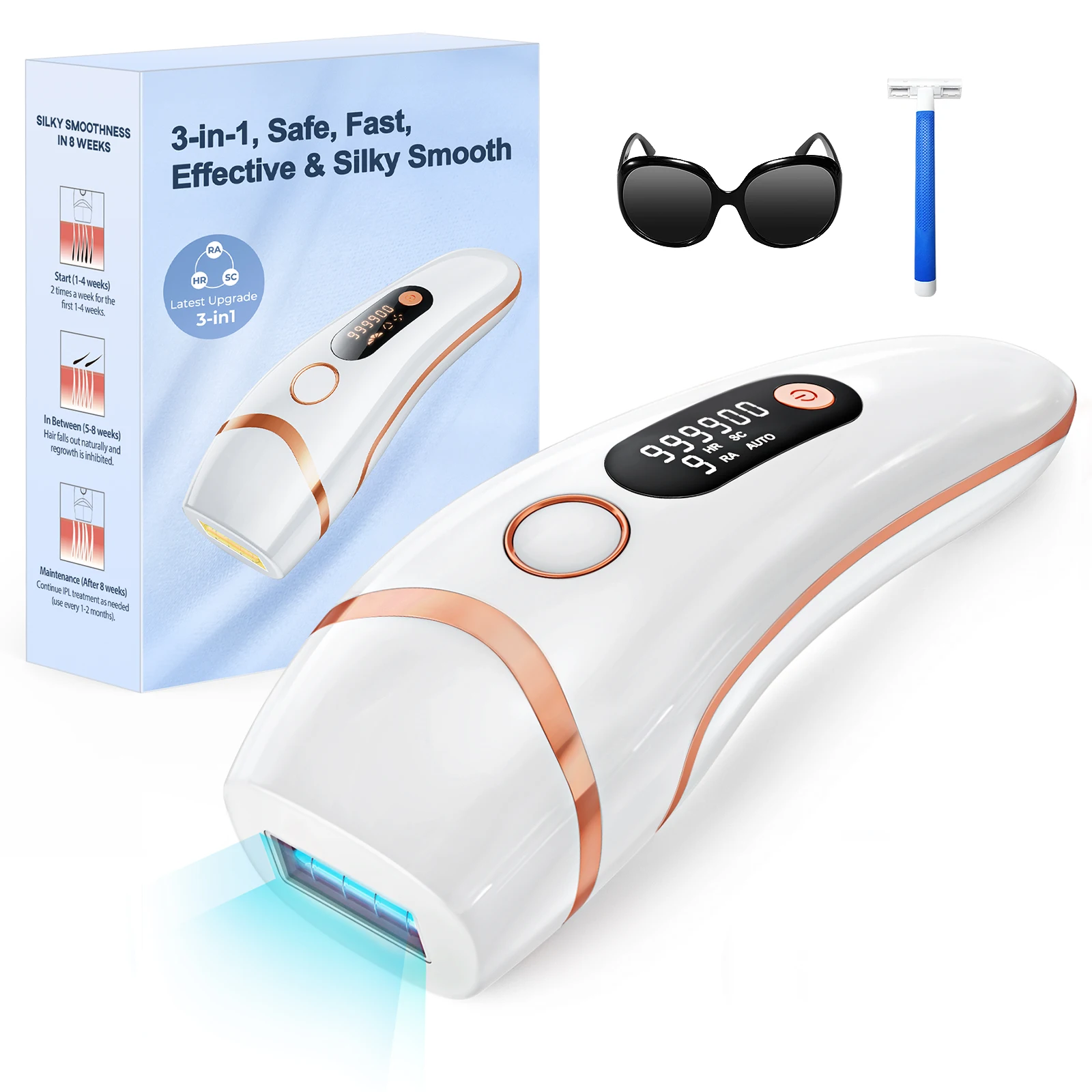 Epilator 999000 Flashes, Laser Hair Removal. - Image 1