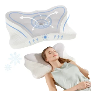 King Size Ergonomic Memory Foam Bed Pillow