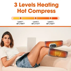 Wireless 360° Air Pressure Heating Calf Massager - Thumbnail Image 3