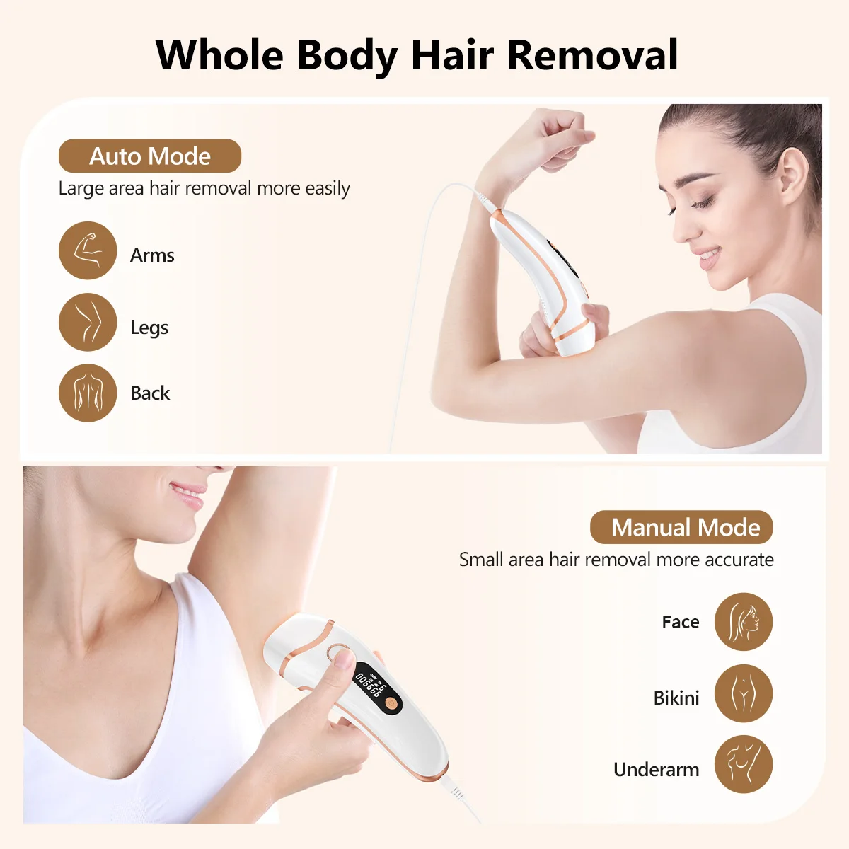 Epilator 999000 Flashes, Laser Hair Removal. - Image 5