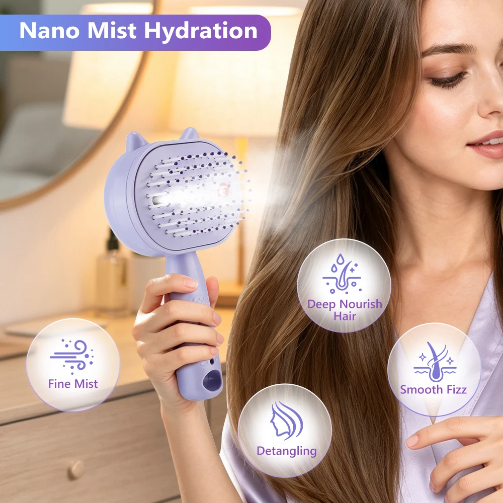 Electric Water Spray Massage Comb - Image 3