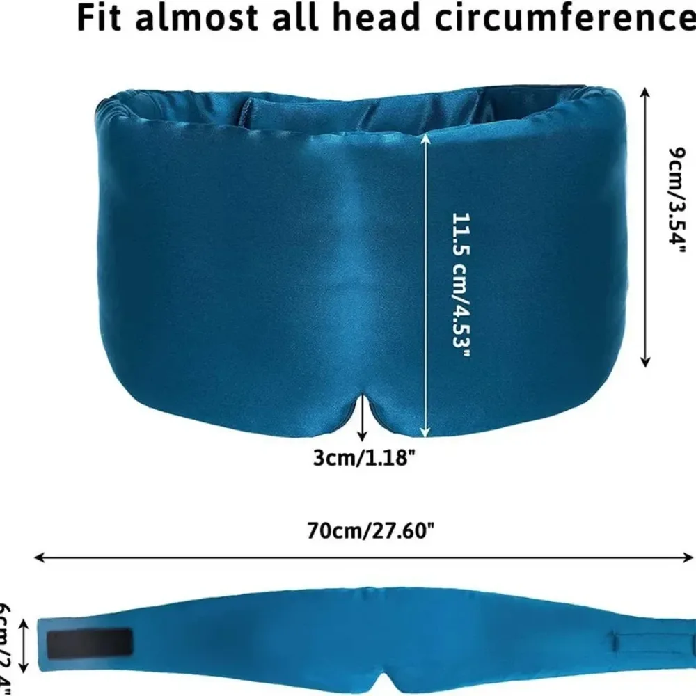100% Mulberry Silk Sleeping, Light Blocking Eyemask - Image 3