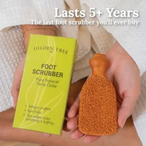 Pumice Stone for Feet. Made of Natural Terra-Cotta - Thumbnail Image 2