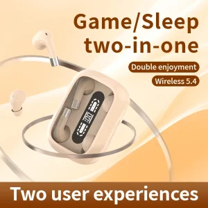 Wireless Bluetooth Earbuds, Mini Earphones, Office, Leisure, Sports, Sleep, - Thumbnail Image 4