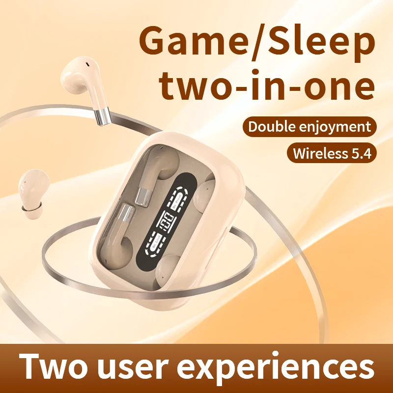 Wireless Bluetooth Earbuds, Mini Earphones, Office, Leisure, Sports, Sleep, - Image 4