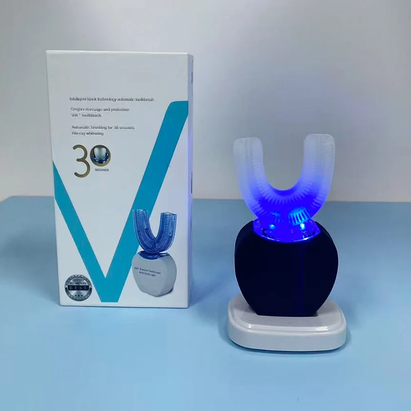 U-Shaped Electric Toothbrush with Automatic LED Teeth Whitening Kit - Image 8