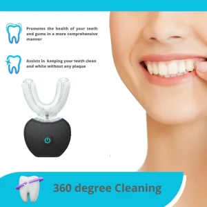 U-Shaped Electric Toothbrush with Automatic LED Teeth Whitening Kit - Thumbnail Image 9
