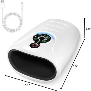 Cordless Heated Hand Massager, - Thumbnail Image 6