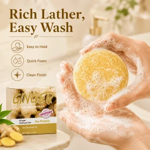 Ginger Shampoo Bar For Women & Men - Thumbnail Image 2
