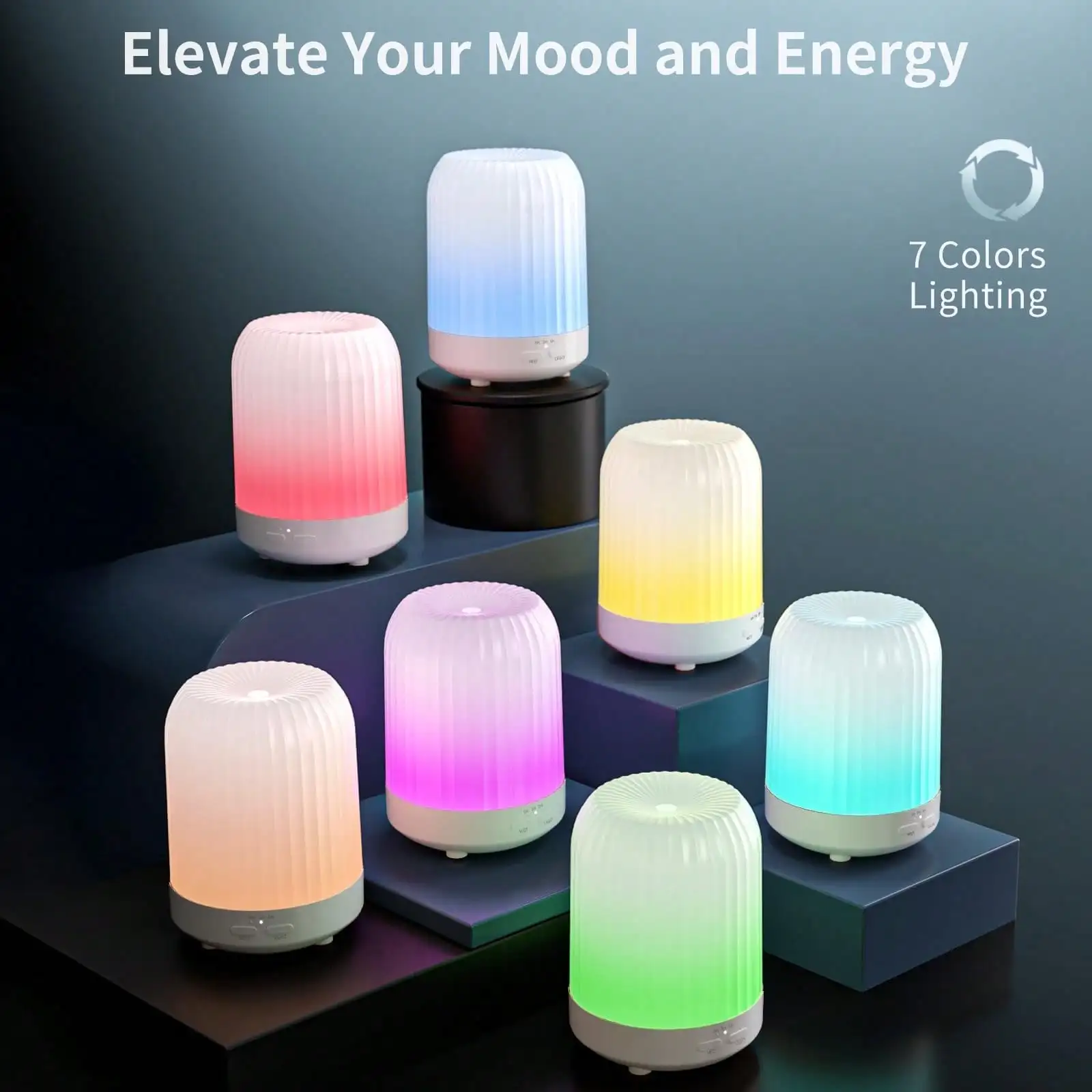 250ml Ultrasonic Essential Oil Diffuser - Image 8
