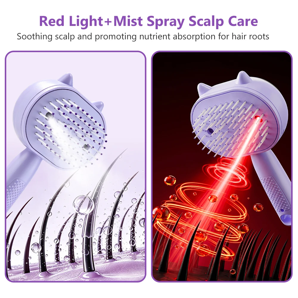 Electric Water Spray Massage Comb - Image 5