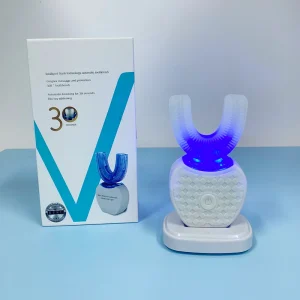 U-Shaped Electric Toothbrush with Automatic LED Teeth Whitening Kit - Thumbnail Image 7