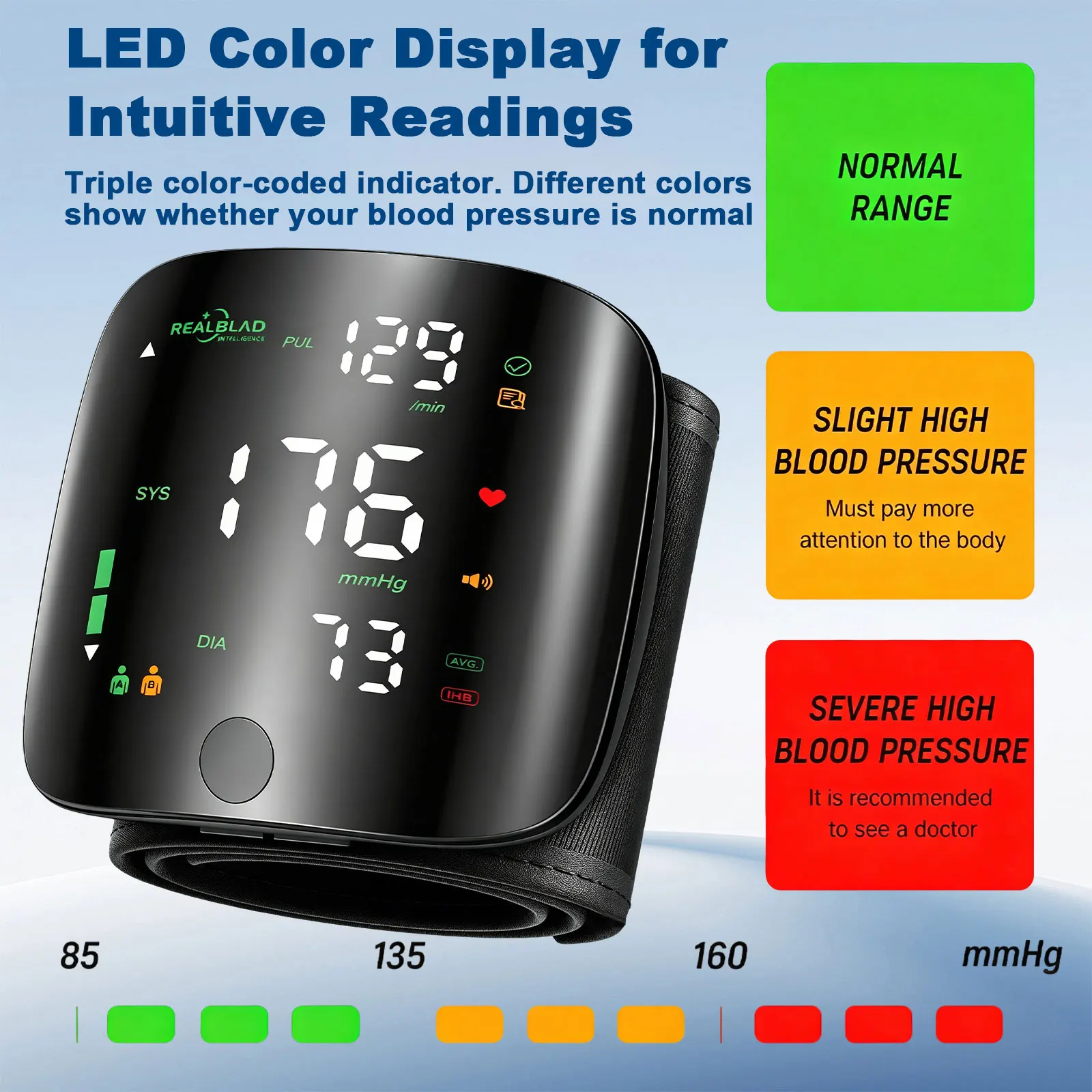 Digital Wrist Blood Pressure Monitor - Automatic - Image 5