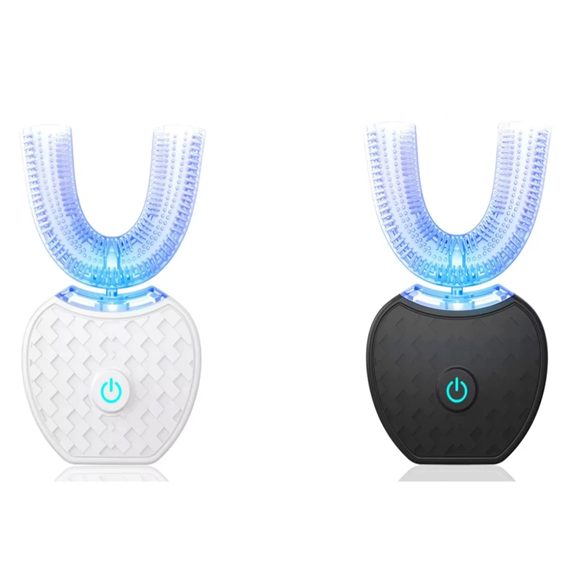 U-Shaped Electric Toothbrush with Automatic LED Teeth Whitening Kit - Image 1