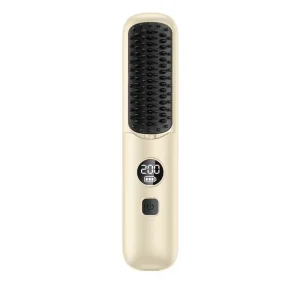 Wireless Ionic Hair Straightener Brush with Essential Oil Hair Care - Thumbnail Image 8