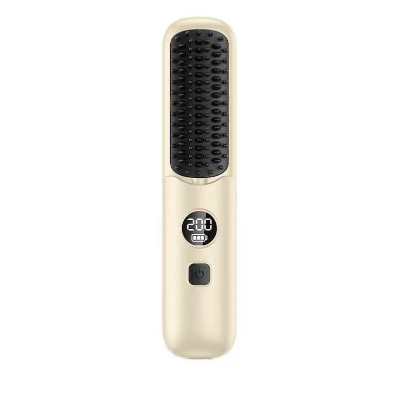 Wireless Ionic Hair Straightener Brush with Essential Oil Hair Care - Image 8