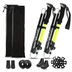 Ultralight Aluminum Alloy Folding Trekking Pole - Thumbnail Image 6
