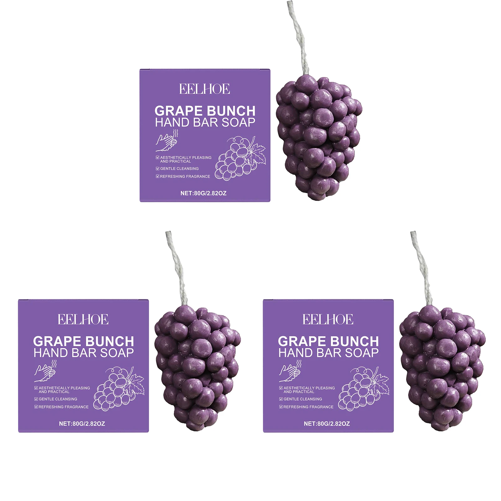 Grape Bunch Hand Bar Soap - Image 10