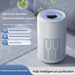 Negative Ion Mini Desktop Air Purifier - Thumbnail Image 2