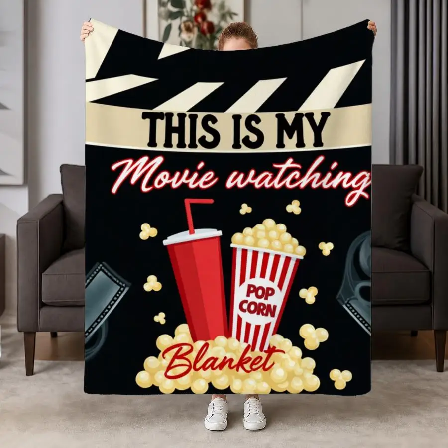 Cozy Cinematic Movie Night Weighted Throw Blanket - Image 1