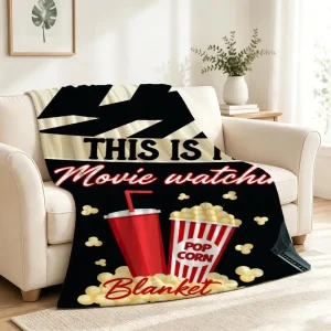 Cozy Cinematic Movie Night Weighted Throw Blanket - Thumbnail Image 3