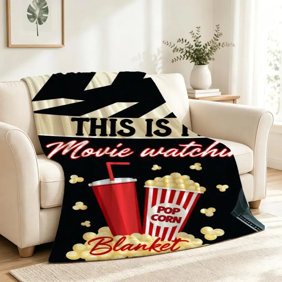 Cozy Cinematic Movie Night Weighted Throw Blanket - Image 3