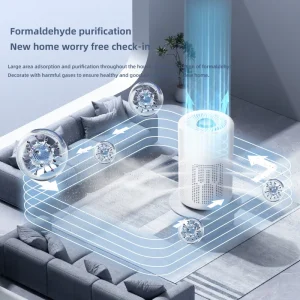 Negative Ion Mini Desktop Air Purifier - Thumbnail Image 4
