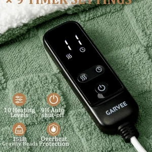 Electric Heated, Weighted Blanket Throw - Thumbnail Image 2