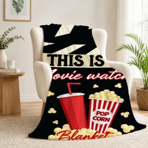 Cozy Cinematic Movie Night Weighted Throw Blanket - Thumbnail Image 4