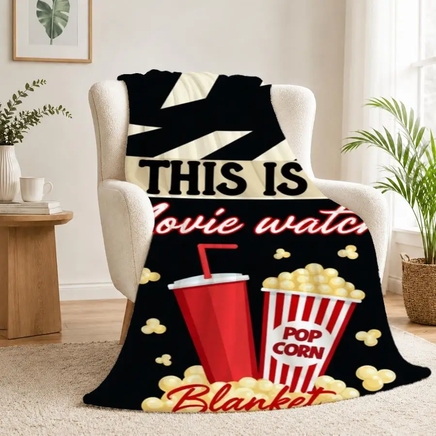 Cozy Cinematic Movie Night Weighted Throw Blanket - Image 4