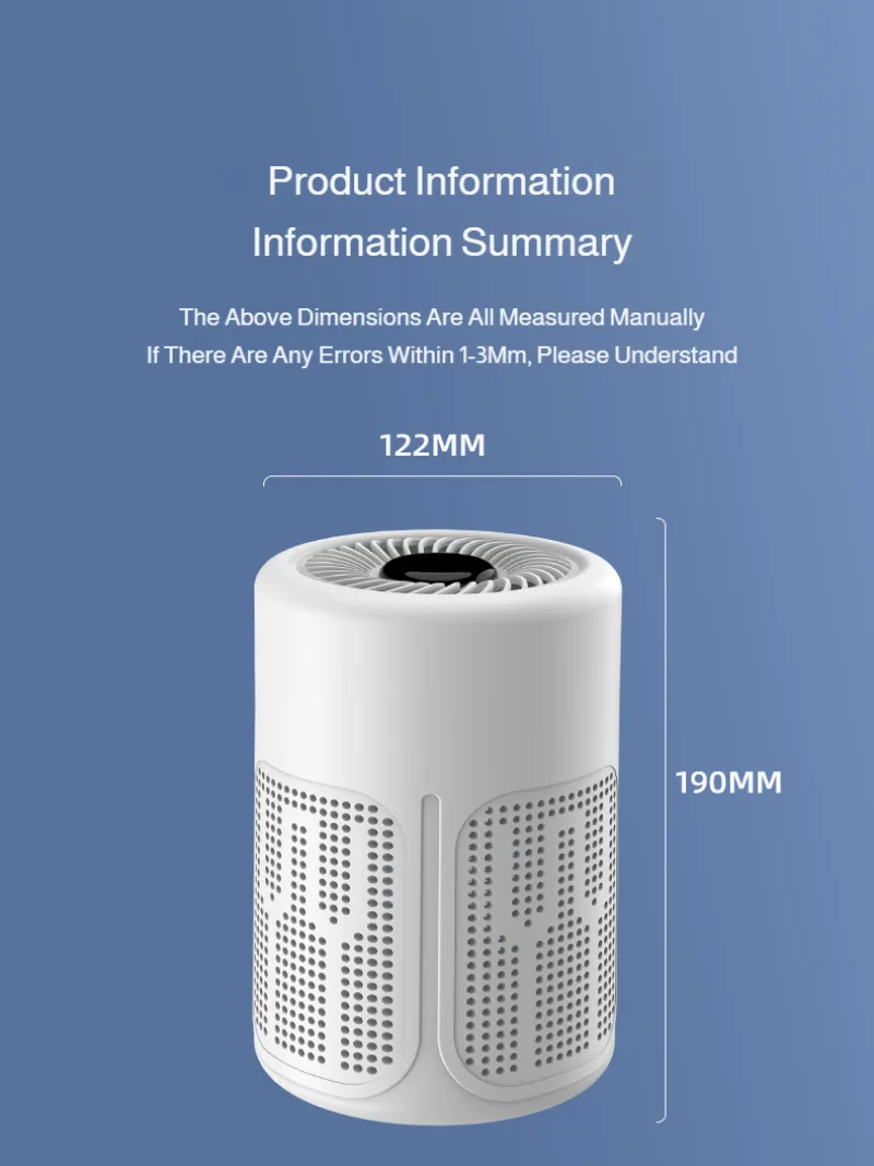 Negative Ion Mini Desktop Air Purifier - Image 5