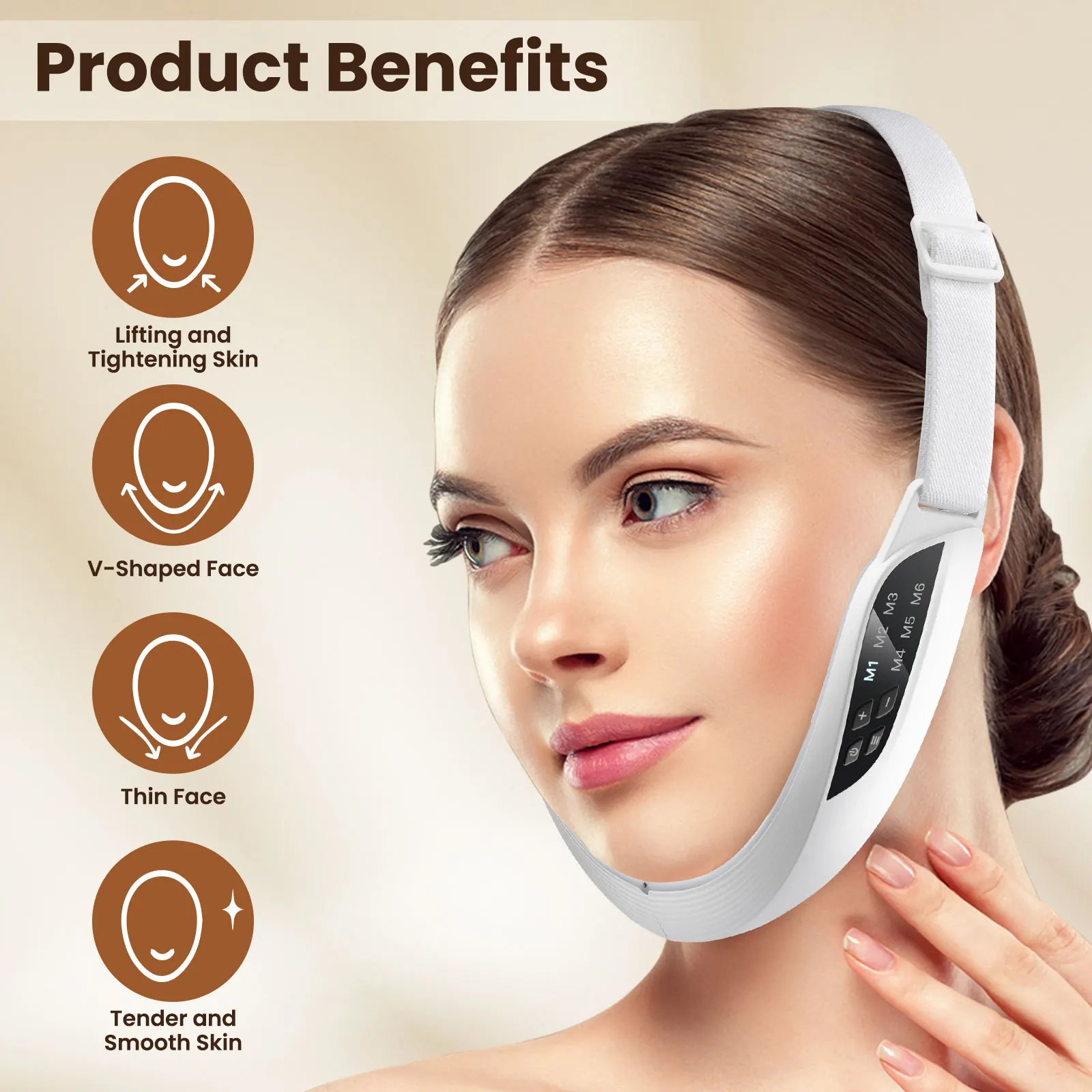 EMS Face Lifting Massager Anti Wrinkle Facial Massager - Image 5